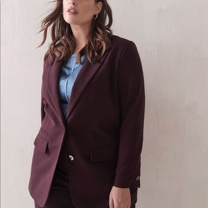 Addition Elle Long Single Breasted Blazer
